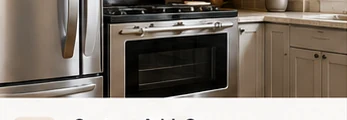 Clean oven and appliance detail
